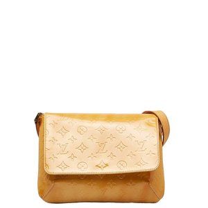 Louis Vuitton Monogram Vernis Thompson Street Shoulder Bag M91008 Yellow Pate...
